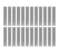 sourcing map 24pcs Peel and Stick Floor Tile 36" x 6" Self Adhesive PVC Wood Grain Flooring Waterproof Charcoal Oak Style Plank Flooring for Bedroom Living Room, Charcoal Grey
