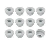 sourcing map 24Pcs Rubber Grommets, Mount Dia 8mm ID 5.5mm Snap Firewall Hole Plug, Anti-Scratch Hole Cover Plug for Electrical Box Cable Wiring, Gray