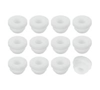 sourcing map 24Pcs Rubber Grommets, Mount Dia 8mm ID 5.5mm Snap Firewall Hole Plug, Anti-Scratch Hole Cover Plug for Electrical Box Cable Wiring, White