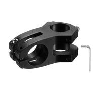 sourcing map 25.4mm Bike Stem 45mm Aluminum Alloy Bicycle Handlebar Stem with Hex Wrench for Mountain Road Bike BMX MTB Cycling, Sand Black