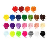 sourcing map 25 Colors 50 Yards Pom Pom Ball Fringe Trim, 2 Yard Ribbon Sewing Accessory DIY Crafts for Home Curtain Clothes Pillow Decoration (12mm)