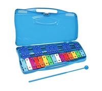 sourcing map 25 Notes Xylophone Professional Xylophone Percussion Musical Instruments Music Teaching Tool, Blue