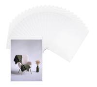 sourcing map 25 Pack - 13 x 19 Inch Clear Resealable Cello Bags Plastic Poly Bag Fits Photos, Cards and Envelopes, Bracelet Packaging, Party Treat Bags