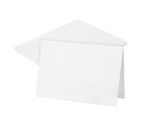 sourcing map 25 Pack 5.9x7.9 Blank Cardstock Paper, White Card Stock Bulk Thick Folded Heavy Cardstock Paper for Printer DIY Cards Greeting Gift Wedding Invitation Postcards