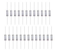 sourcing map 25 Pcs 0.18 Ohm Resistor, 3 Watts 5% Tolerance Metal Oxide Film Resistor Axial Lead, Flame Proof for DIY Electronic Projects Circuits Experiments