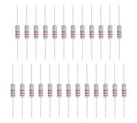 sourcing map 25 Pcs 1.2K Ohm Resistor, 3 Watts 5% Tolerance Metal Oxide Film Resistor Axial Lead, Flame Proof for DIY Electronic Projects Circuits Experiments