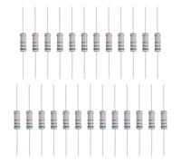 sourcing map 25 Pcs 1.5K Ohm Resistor, 3 Watts 5% Tolerance Metal Oxide Film Resistor Axial Lead, Flame Proof for DIY Electronic Projects Circuits Experiments