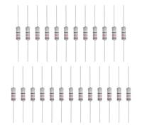 sourcing map 25 Pcs 120 Ohm Resistor, 3 Watts 5% Tolerance Metal Oxide Film Resistor Axial Lead, Flame Proof for DIY Electronic Projects Circuits Experiments