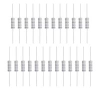 sourcing map 25 Pcs 180 Ohm Resistor, 3 Watts 5% Tolerance Metal Oxide Film Resistor Axial Lead, Flame Proof for DIY Electronic Projects Circuits Experiments