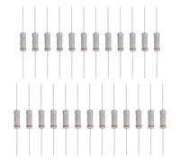 sourcing map 25 Pcs 2.4 Ohm Resistor, 3 Watts 5% Tolerance Metal Oxide Film Resistor Axial Lead, Flame Proof for DIY Electronic Projects Circuits Experiments