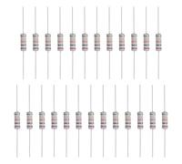 sourcing map 25 Pcs 20K Ohm Resistor, 3 Watts 5% Tolerance Metal Oxide Film Resistor Axial Lead, Flame Proof for DIY Electronic Projects Circuits Experiments