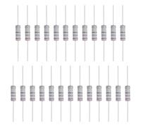 sourcing map 25 Pcs 270 Ohm Resistor, 3 Watts 5% Tolerance Metal Oxide Film Resistor Axial Lead, Flame Proof for DIY Electronic Projects Circuits Experiments