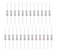 sourcing map 25 Pcs 27K Ohm Resistor, 3 Watts 5% Tolerance Metal Oxide Film Resistor Axial Lead, Flame Proof for DIY Electronic Projects Circuits Experiments