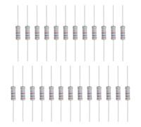 sourcing map 25 Pcs 3.6K Ohm Resistor, 3 Watts 5% Tolerance Metal Oxide Film Resistor Axial Lead, Flame Proof for DIY Electronic Projects Circuits Experiments