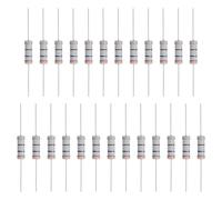 sourcing map 25 Pcs 360 Ohm Resistor, 3 Watts 5% Tolerance Metal Oxide Film Resistor Axial Lead, Flame Proof for DIY Electronic Projects Circuits Experiments