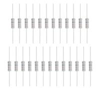 sourcing map 25 Pcs 43 Ohm Resistor, 3 Watts 5% Tolerance Metal Oxide Film Resistor Axial Lead, Flame Proof for DIY Electronic Projects Circuits Experiments