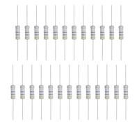 sourcing map 25 Pcs 47 Ohm Resistor, 3 Watts 5% Tolerance Metal Oxide Film Resistor Axial Lead, Flame Proof for DIY Electronic Projects Circuits Experiments