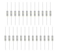 sourcing map 25 Pcs 470K Ohm Resistor, 3 Watts 5% Tolerance Metal Oxide Film Resistor Axial Lead, Flame Proof for DIY Electronic Projects Circuits Experiments
