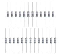 sourcing map 25 Pcs 51 Ohm Resistor, 3 Watts 5% Tolerance Metal Oxide Film Resistor Axial Lead, Flame Proof for DIY Electronic Projects Circuits Experiments