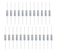sourcing map 25 Pcs 560 Ohm Resistor, 3 Watts 5% Tolerance Metal Oxide Film Resistor Axial Lead, Flame Proof for DIY Electronic Projects Circuits Experiments