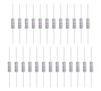 sourcing map 25 Pcs 6.2K Ohm Resistor, 3 Watts 5% Tolerance Metal Oxide Film Resistor Axial Lead, Flame Proof for DIY Electronic Projects Circuits Experiments