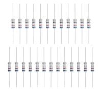 sourcing map 25 Pcs 62 Ohm Resistor, 3 Watts 5% Tolerance Metal Oxide Film Resistor Axial Lead, Flame Proof for DIY Electronic Projects Circuits Experiments