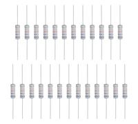 sourcing map 25 Pcs 68K Ohm Resistor, 3 Watts 5% Tolerance Metal Oxide Film Resistor Axial Lead, Flame Proof for DIY Electronic Projects Circuits Experiments
