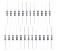 sourcing map 25 Pcs 75 Ohm Resistor, 3 Watts 5% Tolerance Metal Oxide Film Resistor Axial Lead, Flame Proof for DIY Electronic Projects Circuits Experiments