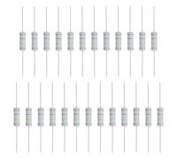 sourcing map 25 Pcs 750K Ohm Resistor, 3 Watts 5% Tolerance Metal Oxide Film Resistor Axial Lead, Flame Proof for DIY Electronic Projects Circuits Experiments