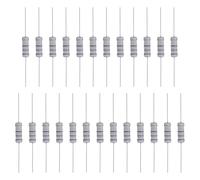 sourcing map 25 Pcs 820 Ohm Resistor, 3 Watts 5% Tolerance Metal Oxide Film Resistor Axial Lead, Flame Proof for DIY Electronic Projects Circuits Experiments