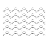 sourcing map 25 Pcs Fuel Line Hose Tubing Spring Clips, 5.5mm Inner Dia 304 Stainless Steel Water Pipe Spring Clip Clamps for Motorcycle Scooter ATV