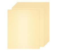 Sourcing Map 25 Pcs Light Gold Shimmer Cardstock Paper, 8 x 11 Inch, Metallic Cardstock for Art Supplies, Paper Crafting, DIY Crafts