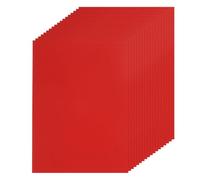 sourcing map 25 Sheet Red Glitter Card Stock, 8"x11" A4 Shimmer Paper,250gsm One-Sided Cardstock for DIY Crafts, Scrapbooking, Party Decorations, Invitations