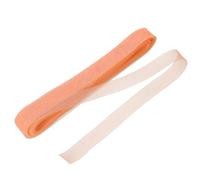 sourcing map 25 Yards 2 Inch Stiff Horsehair Braid, Wide Horsehair Trim for Polyester Boning Sewing Wedding Dance Dress Hat Shaping Trimming Accessories, Light Orange