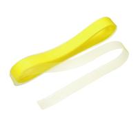sourcing map 25 Yards 2 Inch Stiff Horsehair Braid, Wide Horsehair Trim for Polyester Boning Sewing Wedding Dance Dress Hat Shaping Trimming Accessories, Bright Yellow