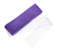 sourcing map 25 Yards Stiff Horsehair Braid, 3 Inch Wide for Polyester Boning Sewing Wedding Dance Dress DIY Crafts Accessories, Purple (1 Roll)