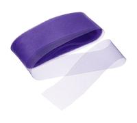 sourcing map 25 Yards Stiff Horsehair Braid 3 Inch Wide for Polyester Boning Sewing Wedding Dress Dance Formal Dress Accessories, Deep Purple