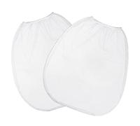 sourcing map 250 Micron Paint Screen Bag Fine Mesh Strainer with Elastic Opening for 1 Gallon Buckets 2Pcs