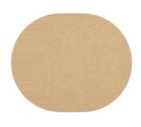 sourcing map 250 Pcs Unbleached Parchment Paper Baking Sheets Rounds, 3.5 Inch Hamburger Patty Paper, for Baking Grilling or Meat Storage, Wood Color