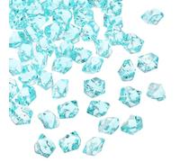 sourcing map 2500pcs Fake Ice Rocks Acrylic Black Blue Crystals Gems Stones Dazzling Crushed Ice Sparkling Fake Diamonds for Vase Fillers