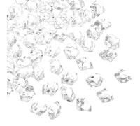 sourcing map 2500pcs Fake Ice Rocks Acrylic Clear Crystals Gems Stones Dazzling Crushed Ice Sparkling Fake Diamonds for Vase Fillers