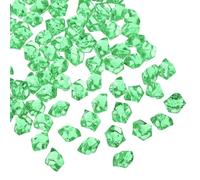 sourcing map 2500pcs Fake Ice Rocks Acrylic Green Crystals Gems Stones Dazzling Crushed Ice Sparkling Fake Diamonds for Vase Fillers
