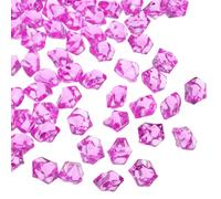 sourcing map 2500pcs Fake Ice Rocks Acrylic Plum Crystals Gems Stones Dazzling Crushed Ice Sparkling Fake Diamonds for Vase Fillers