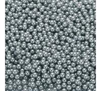 sourcing map 2500Pcs Faux Pearl for Vase Filler, 6mm No Hole ABS Round Pearls for Crafting, Jewelry Making, Vase Filler, Cosmetic Boxes, DIY Parts, Table Scatter, Deep Silver Grey