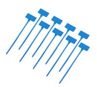 sourcing map 250pcs Marker Cable Zip Ties, 2.5x100mm Self-Locking Nylon Labels Zip Tie Wraps, Wire Tags Ties Straps for Indoor and Outdoor,Blue