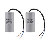 sourcing map 250uf Motor Star Capacitor 250mfd AC 450V for HSingle-Phase 50/60 Hz AC Motor and Fan 2Pcs