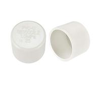 sourcing map 25mm PVC Pipe Cap Fitting, Slip Socket External End Caps 10 Pcs