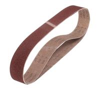 sourcing map 25mm x 1067mm Sanding Belts, 2 Pcs 80 Grits Aluminum Oxide Abrasive Belt Sander File Belt for Woodworking, Metal Polishing, Knife Sharpener