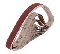 sourcing map 25mm x 762mm Sanding Belts, 10 Pcs 400 Grits Aluminum Oxide Abrasive Belt Sander File Belt for Woodworking, Metal Polishing, Knife Sharpener