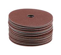 sourcing map 25pcs 100 Grit Aluminum Oxide Resin Fiber Discs 4"x5/8" Metal Sanding Grinding Discs for Angle Grinding Machine Polishing and Grinding Metals, Wood, and Fiberglass